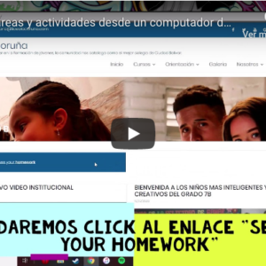 ¿Como ver mis clases y tareas desde mi computador?